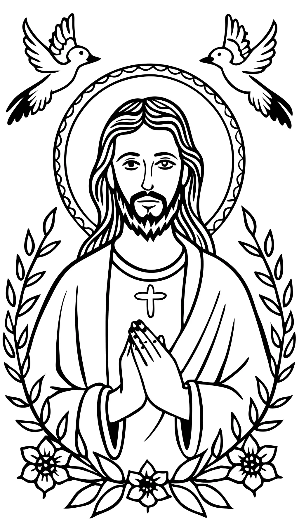 jesus coloring pages for adults